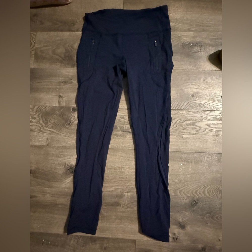 Lululemon true navy invigorate mesh tight 7/8 (discontinued)